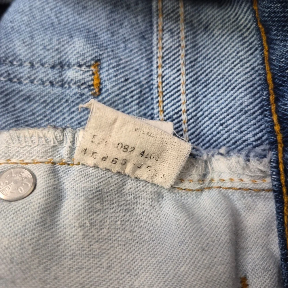 Levi's 505 Jeans Mens 34x29 Blue Vintage 80s Made in USA Heritage Straight Leg